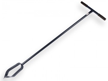 1020108 grondboor de wit gesmeed 12 cm lengte 123 cm