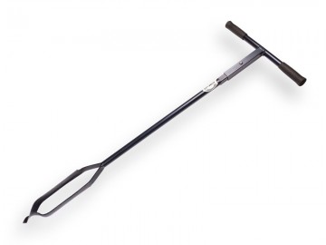 1020710 grondboor de wit 10 cm verlengbaar met gedraaide punt lengte 127 cm