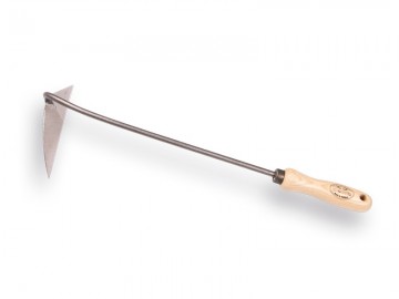 1025160 schrepel de wit 16 cm gesmeed en gepolijst met essen handvat 14 cm