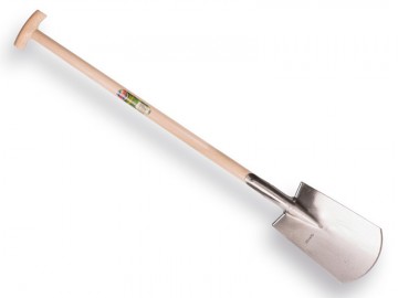 828700 spade atlas diamant gepolijst ronde opstap met atlas t steel 95 cm
