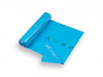 928430 vuilniszak   afvalzak premium 70 x 110 cm blauw dikte 37 m 25 stuks per rol