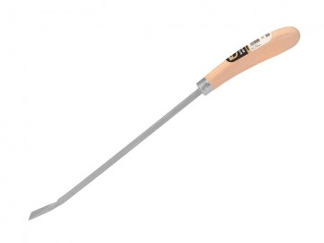 Aspergemes   onkruidsteker jimmy vierkant gesmeed 46 cm met ergonomische houten greep 1