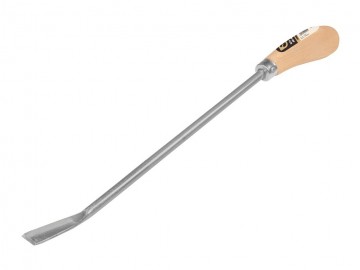 Aspergemes gesmeed 44 cm met houten greep