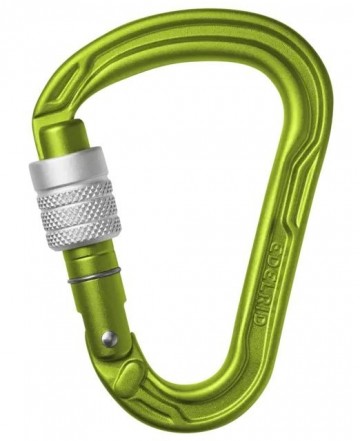 Edelrid hms carabiner karabijnhaak aluminium groen 011
