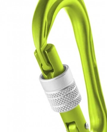 Edelrid hms carabiner karabijnhaak aluminium groen 021