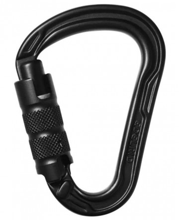 Edelrid hms carabiner karabijnhaak aluminium zwart 01
