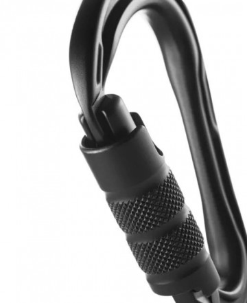 Edelrid hms carabiner karabijnhaak aluminium zwart 02