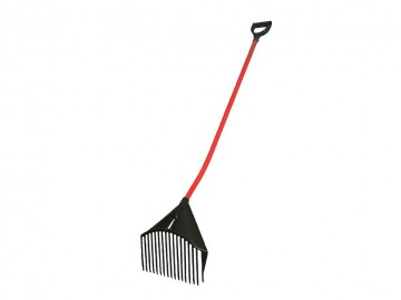 Golden gark rood 18 tands 35 cm gebogen aluminium steel en d greep