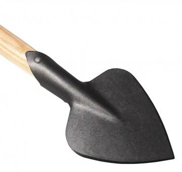 Plantgraafje   koolplantschopje met houten steel 40 cm