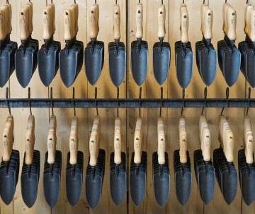 Plantschepje x treme de wit essen handvat 140mm