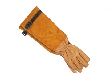 Rozen handschoen felco 705 maat l hoogwaardig leder met suede manchet perforatie bestendig