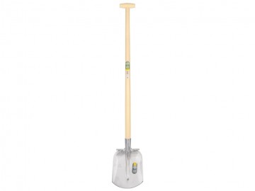 Steekbats atlas diamant 1 4 000 gehard gepolijst ronde opstap met atlas schopsteel 110 cm gebogen