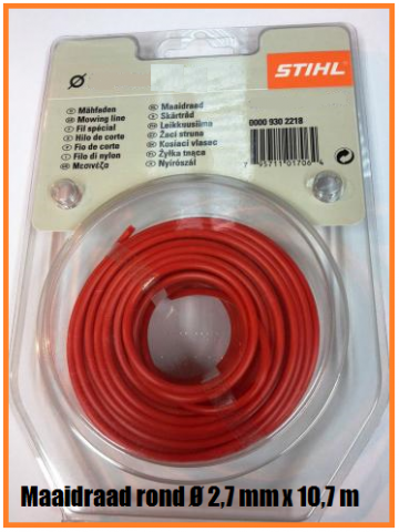 Maaidraad [Stihl] - Maaidraad rond Ø 2,7 mm x 10,7 m