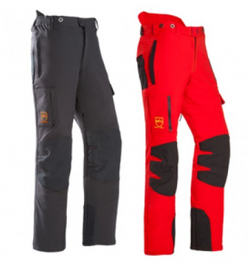 Zaagbroek Progress Arborist rood/grijs